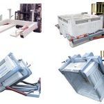 NWB-T típusú Wheelie Bin billenőkocsi targoncához