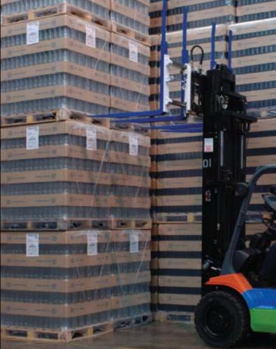 Egyetlen dupla raklapvilla használata italgyártásban